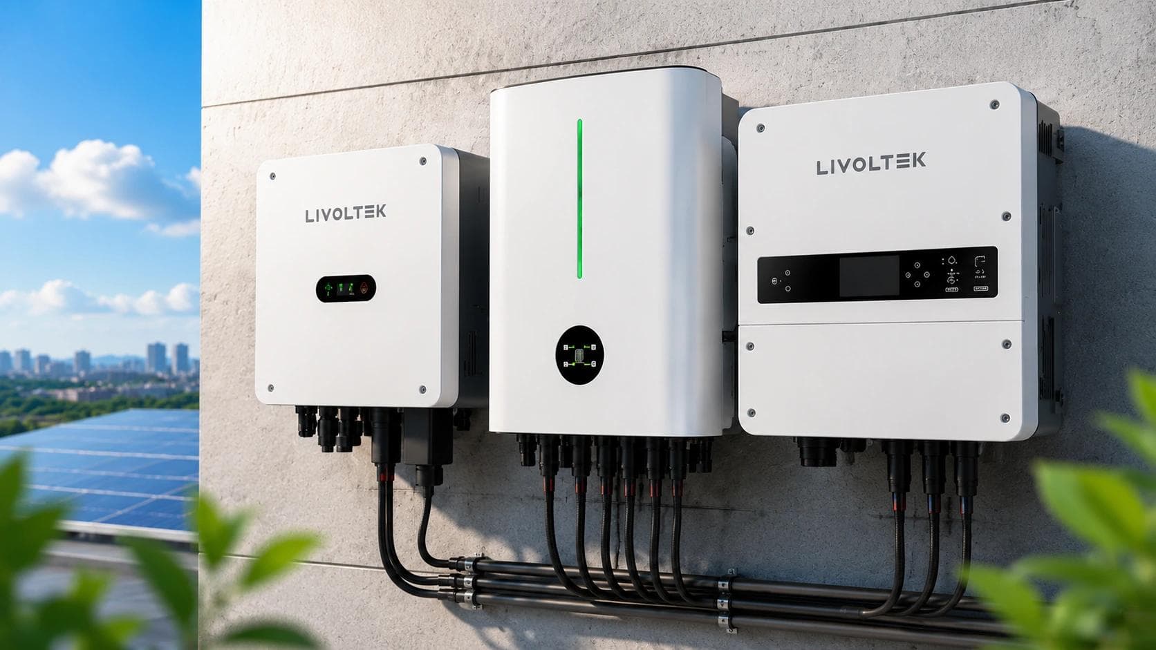 Biến tần hoà lưới bám tải Livoltek 1 pha 10kW